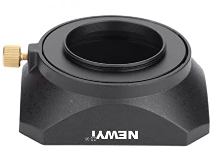 Paraluce quadrato con attacco a vite per fotocamera DSLR Mirrorless 55 mm, nero