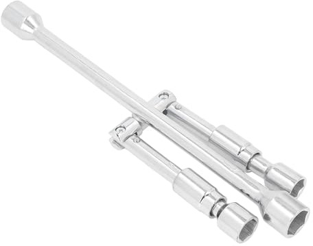 AKLOSIPY Llave de Llaga Plegable de 14 Pulgadas Herramienta de Tuerca de Rueda Plegable de Neumáticos para el Automóvil
