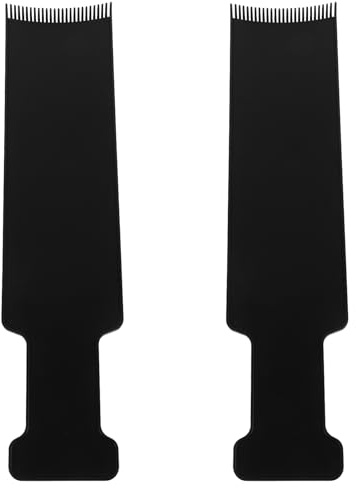 WRITWAA 2pezzi Pettine per Mèches e Tintura per Capelli Set di Pettini per Ciocch Lamina Strumenti per Tintura dei Capelli per Uso Domestico Salone