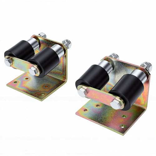 Tbest Kit de Support de Rouleau Inférieur 13-04401 et 13-03593 de Remplacement, avec Rouleau intégré et Base en Acier renforcé, pour Camions Peterbilt 379