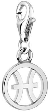 Nenalina charm segno zodiacale pesci in argento per donna 713292-000