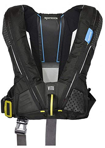 Spinlock Deckvest VITO Hammar 170 - Schwarz - Unisex - Markantes Design aus strapazierfähigem Rip-Stop-Material