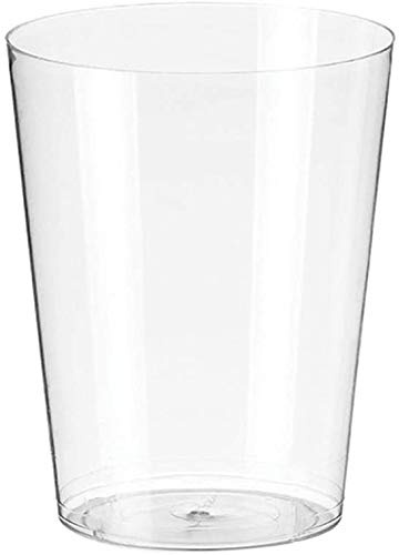 TELEVASO Vasos Sidra - Plástico cristalino (PS) - Color Transparente - Reciclable (450 Uds Vasos sidra 480 ML)