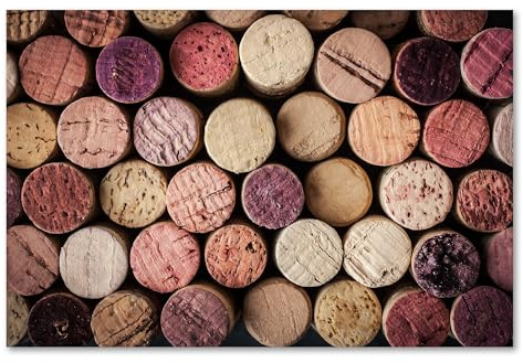 Postereck - 3899 - Weinkorken, Wein Küche Bar Deko - Wandposter Fotoposter Bilder Wandbild Wandbilder - Poster - 3:2-91,0 cm x 61,0 cm