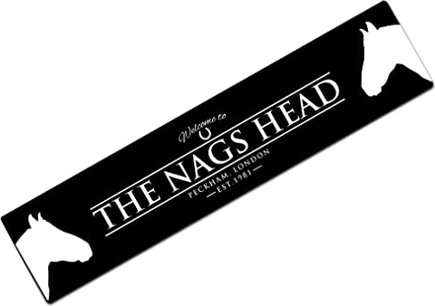 Bar Runner Mat - The Nags Head printed home bar mat L712