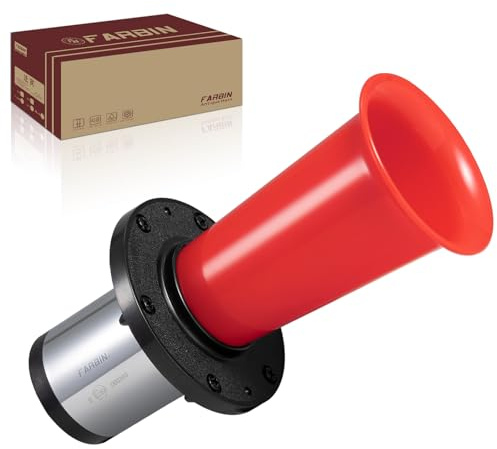 FÄRGIN Oldtimer hupe 12 V retro ahooga horn gammal signalhorn för bil, lastbil | Oldtimer retro-utseende, distinkt ooga-ljud, kompakt design och enkel installation, lämplig för alla 12 V-fordon