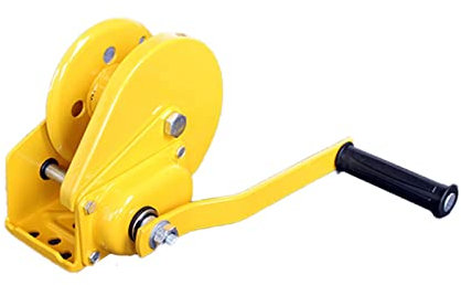 KOZWAY Montacargas eléctrico Mana Mana Mano Auto-Bloqueo Cambio 1200 lbs 1600 lbs 2500 lbs 20m Cuerda de Cable de Cable (Color : Yellow, Size : 2600 10)