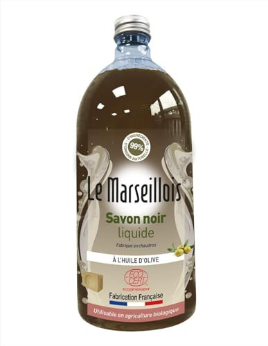 SAVON NOIR LIQUIDE A L HUILE D OLIVE ECOCERT 1L