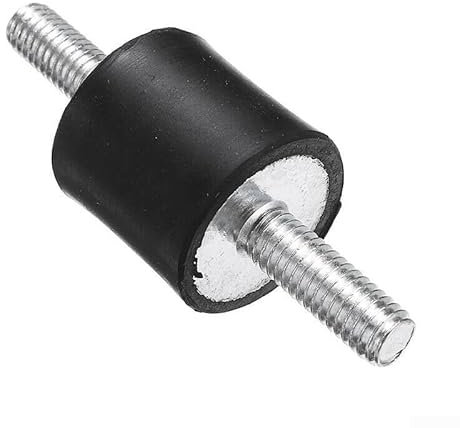 Zeroupshop 4 Stück M5 M6 M8 Gummi-Stoßdämpfer, Vibrationsdämpfer, Metallpuffer Anti-Vibrationsisolator-Halterungen, zur Vibrationsdämpfung (M6)