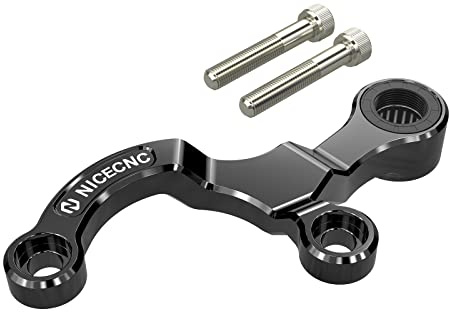 NICECNC Staffa di supporto per leva del cambio per moto compatibile con Yamaha XSR700 2018-2023, MT-07 2018-2023, nero, vedi montaggio