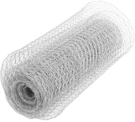 Milisten 1rotolo Esagonale Per Pollame e Giardinaggio Facile Installare e Resistente Per Recinti Galline e Protezione