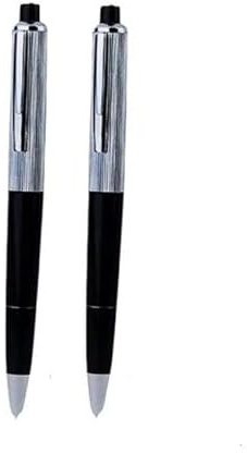 2 Pcs Silver Shock Pen Prank, Interesting Surprising Prank Items, Lightweight Shocking Practical Joke Shock Pen Toys for Outdoor Novelty and Gag Games