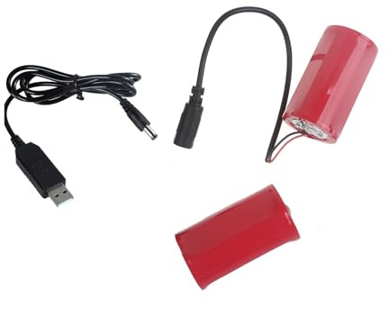 Éliminateurs de batterie USB vers 3 V LR20 D 5 V 2 A remplaçant 2 piles 1,5 V LR20 D pour chauffe-eau, lampes, alimentation USB, éliminateurs de batterie