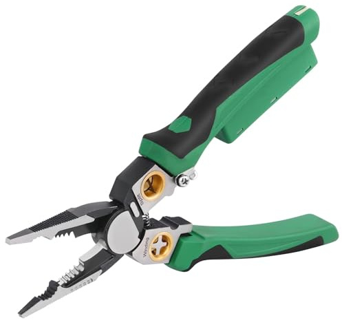Cesoia idraulica per barre d'armatura, Pinza Spelafili Multifunzionale 8 In 1 For Taglio Cavi, Crimpatura E Terminale, Utensile Manuale For Tagliare,Potenza di taglio