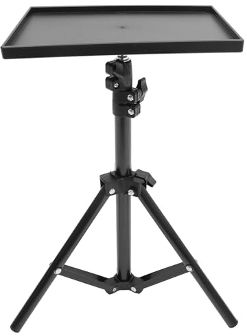 TOKIDNY Support de Projecteur Trépied Pliable Réglable Table Stable pour Vidéoprojecteurs et Ordinateurs Portables Porte-équipement Portable Multifonction pour Usage Domestique et