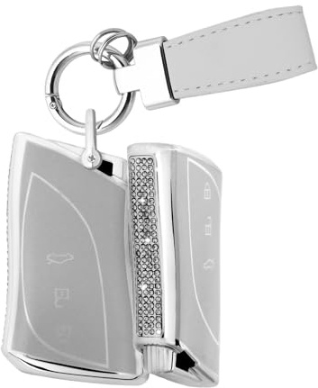 WUZUTU Keyless Go - Custodia per chiavi dell'auto, compatibile con Lexus UX250 UX300h ES350 UX200 UX250h ES200 ES300h ES350 US200 LBX portachiavi