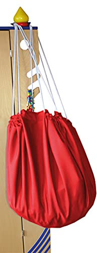 KL-Toys Aufräumsack & Spieldecke rot (Lieferung ohne Spielsteine) / Material: 100% Polyester/Durchmesser: ca. 135 cm/Gewicht: 500 g / 3+
