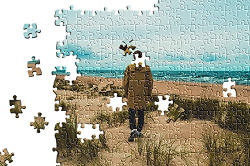 hansepuzzle 'Vero-Print' mit eigenem Foto, 2000 Teile selber gestalten, in hochwertiger, individueller Kartonbox, Puzzle-Teile in wiederverschliessbarem Beutel