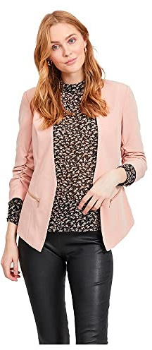 Vila Blazer Femminile, Maniche a 3/4, Misty Rose, 50