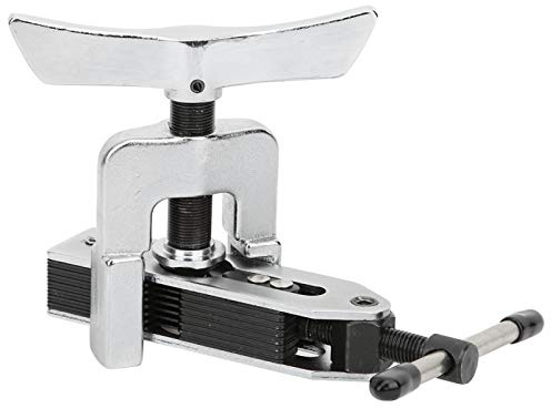 Expansor de tubo, 2 piezas Kit de herramientas para abocardar Accesorio de hardware plateado con soporte para electrodomésticos, aires acondicionados, calentadores de aire, mantenimiento de refrigerad