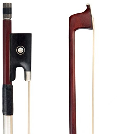 Violinbogen Violinenbögen 4/4 Brasilienholz-Bogen Weißes Horsehair Ebenholzfrosch Wunderschöne Holz- Und Handwerkskunst