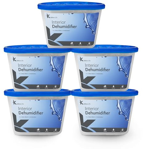 ZOPPER Interior Dehumidifier 500ml - Stop Damp, Mildew and Mold - Ideal Condensation Remover Moisture Absorber for Bedroom, Wardrobe, Kitchen, Office, Caravan, Garage, Bathroom & Basement (5)