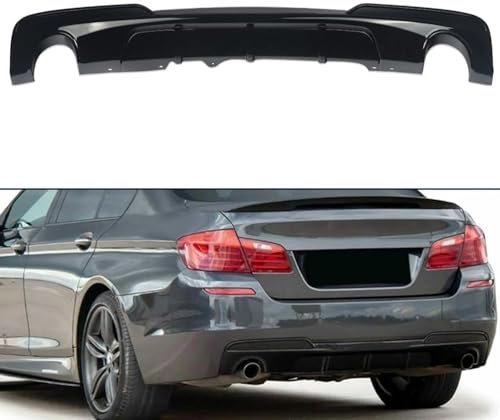 UEMATU Auto Hecklippe Stoßstange Heckspoiler für BMW 5 Series F10 F11 2010 2011 2012 2013-2016, Auto Hinten Stoßstange Diffusor, Hinten Seite Splitter Spoiler Lippe, Auto Kratzfeste Zubehör