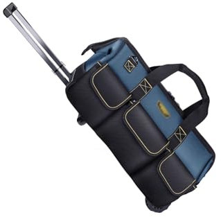 Werkzeugbox Werkzeugkasten 22-Zoll-weiche Werkzeugtasche auf Rädern aus widerstandsfähigem, dickem Oxford-Stoff. Tragbare, rollbare Werkzeugkiste mit Trennwand, Werkzeug-Organizer for die Aufbewahrung