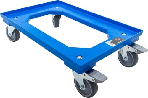 Surplus Systems Rollwagen für Eurobox 60 x 40 cm mit Feststellbremse Boxen, Körbchen & Kisten