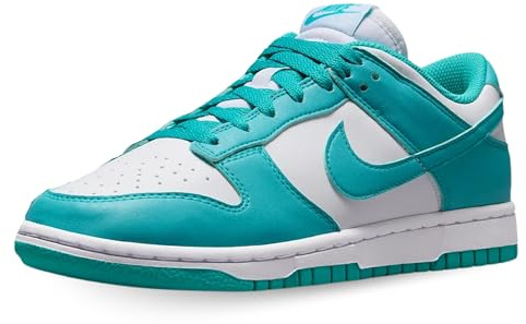 Nike Sneakers Basse Dunk Donna, Cactus Bianco Polveroso, 8.5