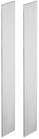 PATIKIL 2 Paquet 1084 Acier Plat Barre 12x1-1/2x1/8, Argent Blanc | pour Couteau Fabrication Acier DIY pure Feuille Métal, Professionnel et Hobbyiste Utilisation