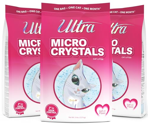 Ultra by Cat's Pride Micro Crystals Litter with 30-Day Odor Control, 15lbs