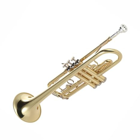 Trompete Musikinstrument B Flach Professionelle Anfänger Blasinstrument Messing Gold Kupfer Farbe Gold Langlebig