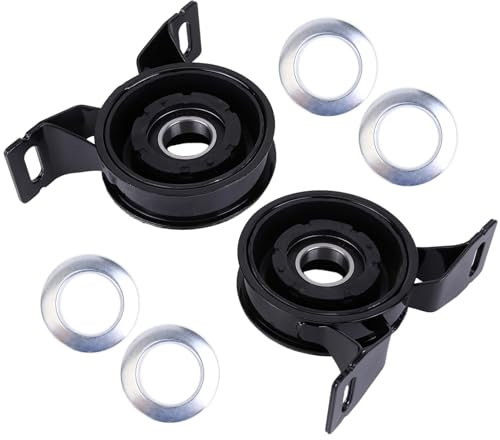Aublinto Kugellager Lagerbock Flanschbohrung Stehlagereinhei Stehlager Set Auto Self Adjust Center Mounted Support Hinten Antriebswelle Zentrum Unterstützung Lager Halterungen ADJ138001 TOQ000040