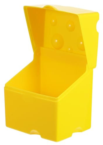 MOTHNUR Recipiente Para Lonchas De Queso Tapa Abatible Compacto y Reutilizable Plástico Seguro Soporte Para Queso Refrigerador Almacenamiento Doméstico Para Cocina Caja Práctica