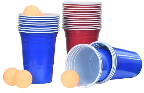 qohoio Set per Beer Pong da Tavolo 0,5 L Plastica,Arte e Svago,Party e Festeggiamenti,Articoli per la Festa,Giochi alcolici,Birra pong-48189