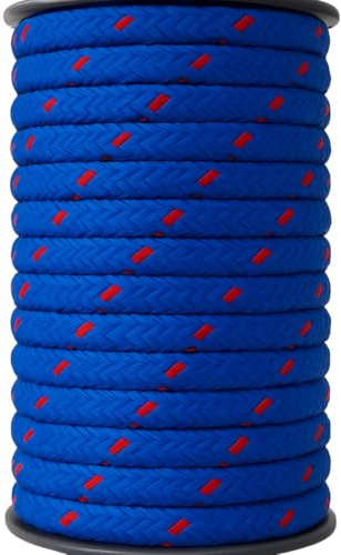 Polypropylenseil 2 –16mm - 25–100 m - Seil - Outdoor - Flechtleine - Campingseil - Leine - Schnur - Kunststoffseil - Reißfest - Allzweckseil für Festmacher - Boot - Geflochtenes Seil (60, 4mm)