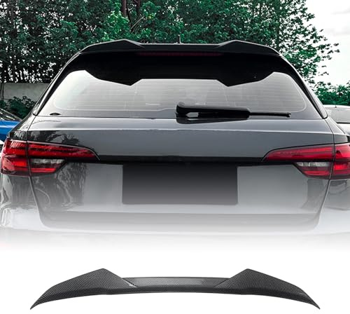 Heck-Kofferraum-Spoiler Dachflügel Kit für Audi A4 B9 Avant Sline 2017-2024 Schwarz