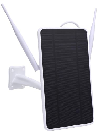 Depisuta 6W Solar Powered 4G LTE Modem Router, IP66 water proof Outdoor Wireless Router with SIM Card Slot, Mobile Hotspot Solar WiFi Extender, WiFi Repeater (EU Version)