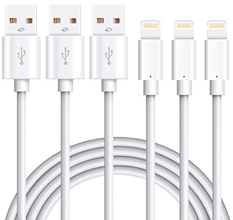 Marchpower iPhone Kabel [MFI zertifiziert] 3 Pack 1 m Lightning-Kabel iPhone Anschluss Ultra robust für iPhone 13/12/11/11 Pro/X/XS/XR/8/8 Plus/7/7 Plus/6S/6S Plus/6/6 Plus/SE/5S/5 iPad | Lightning Kabel für iPhone 13/12/11/11 Pro/X/XS/XR/8/8 Plus/7/7 Plus/6s/6s Plus/6/6 Plus/SE/5s/5 iPad