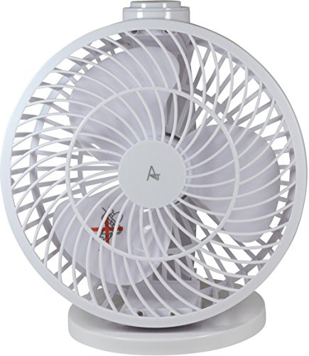 AntilaTech USB Powered Quiet Personal Desktop Mini Fan with Variable Speed Control and Portable Lightweight Design – Suitable for Study, Office, Workshop, Camping and Travel (White)