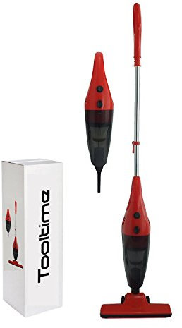 Tooltime® 600W Red 2-in-1 Upright and Hand Held Vacuum Cleaner with HEPA Filter