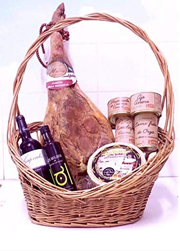 Cesta Lote Regalo de Productos Gourmet Sabores de La Mancha