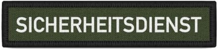 Sicherheitsdienst Security Sicherheitsfirma Uniform Namensschild Patch #26282