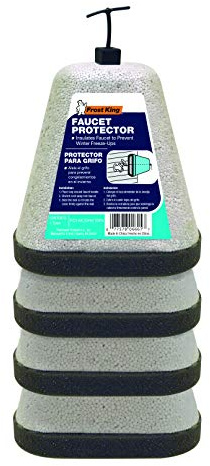 Frost King FC1 Outdoor Foam Faucet Cover, Oval (Pack of 4)