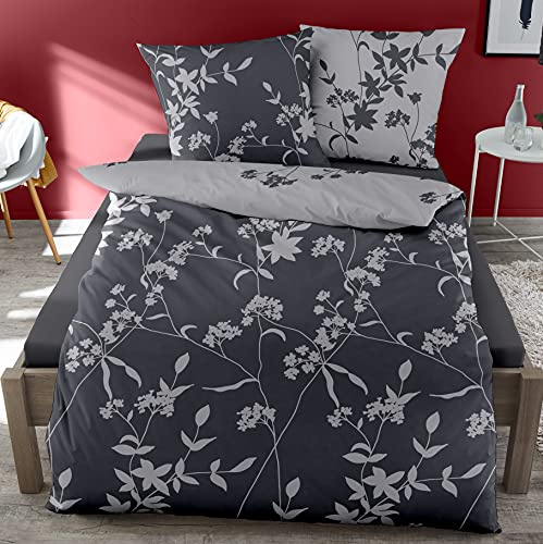 Dormisette Bettwäsche 135x200 Mako-Satin 4-TLG. 4-teilig mit Reißverschluss ***