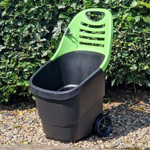 Doblit Chariot de jardin utilitaire 48 l pour plantes, compost, brouette, Vert