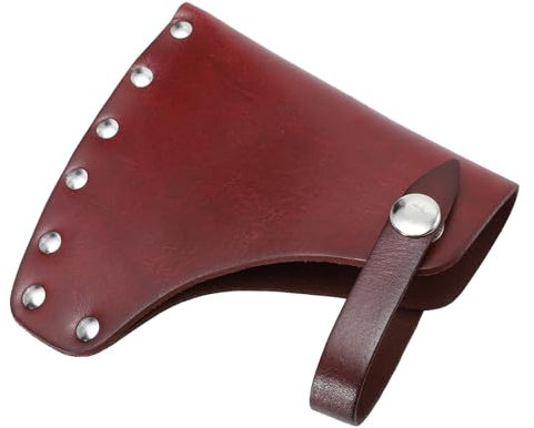 Housoutil Axthülle aus Leder, verschleißfeste Axthülle, um die Taille getragene Axtschale, Axtschutzhülle zum Fällen von Holz, Hacken von Brennholz und Spalten von Brennholz