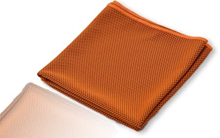 Hairlich 2 x Kühltuch | zum Wandern | Yoga | Tanzen oder Anderen Sport | Handtuch | kühlend | 100x30 cm | Abkühlung | gegen Hitze | Indoor/Outdoor | Cooling Towel