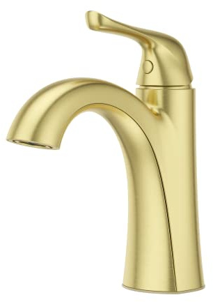 Pfister LF042MALBG Willa Wasserhahn für Badezimmer, 10,2 cm, gebürstetes Gold